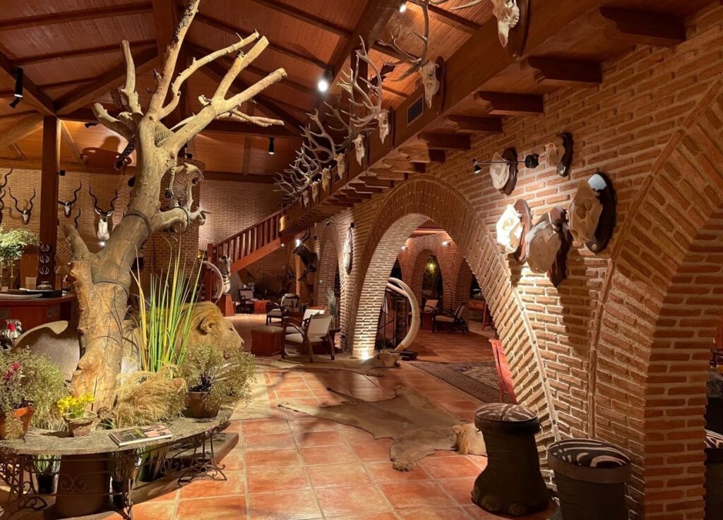 Interior del lodge